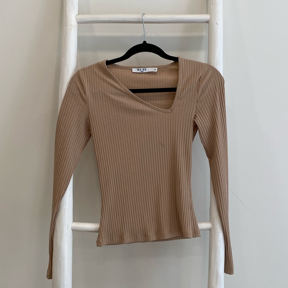 NA-KD Ribbed Top - Picture 2 of 5
